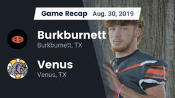 Recap: Burkburnett  vs. Venus  2019
