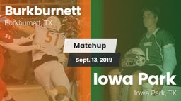 Matchup: Burkburnett High vs. Iowa Park  2019