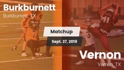Matchup: Burkburnett High vs. Vernon  2019