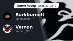 Recap: Burkburnett  vs. Vernon  2019