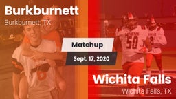 Matchup: Burkburnett High vs. Wichita Falls  2020