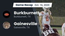 Recap: Burkburnett  vs. Gainesville  2020