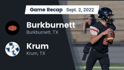 Recap: Burkburnett  vs. Krum  2022