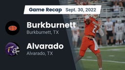Recap: Burkburnett  vs. Alvarado  2022