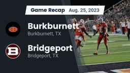 Recap: Burkburnett  vs. Bridgeport  2023
