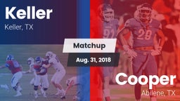 Matchup: Keller vs. Cooper  2018