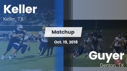 Matchup: Keller vs. Guyer  2018