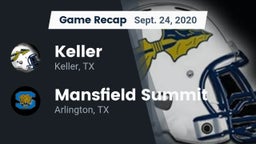 Recap: Keller  vs. Mansfield Summit  2020