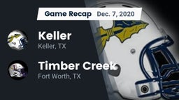 Recap: Keller  vs. Timber Creek  2020