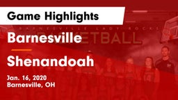 Barnesville  vs Shenandoah  Game Highlights - Jan. 16, 2020