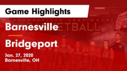 Barnesville  vs Bridgeport  Game Highlights - Jan. 27, 2020