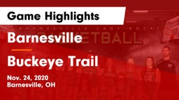 Barnesville  vs Buckeye Trail  Game Highlights - Nov. 24, 2020