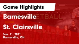 Barnesville  vs St. Clairsville  Game Highlights - Jan. 11, 2021