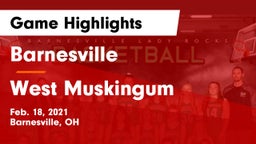 Barnesville  vs West Muskingum  Game Highlights - Feb. 18, 2021
