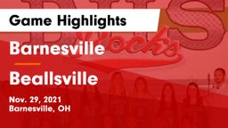 Barnesville  vs Beallsville  Game Highlights - Nov. 29, 2021