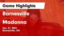 Barnesville  vs Madonna  Game Highlights - Jan. 31, 2022