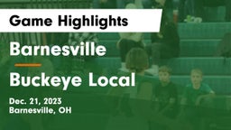 Barnesville  vs Buckeye Local  Game Highlights - Dec. 21, 2023