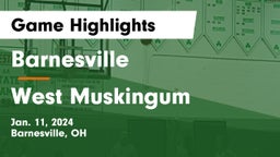 Barnesville  vs West Muskingum  Game Highlights - Jan. 11, 2024