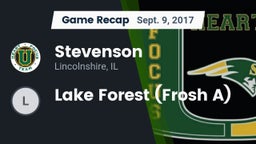 Recap: Stevenson  vs. Lake Forest (Frosh A) 2017