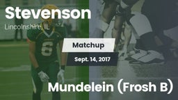 Matchup: Stevenson High vs. Mundelein (Frosh B) 2017