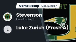 Recap: Stevenson  vs. Lake Zurich (Frosh A) 2017