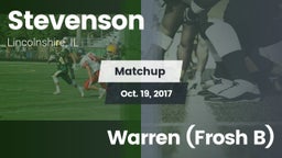 Matchup: Stevenson High vs. Warren (Frosh B) 2017