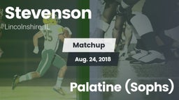 Matchup: Stevenson High vs. Palatine (Sophs) 2018