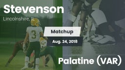 Matchup: Stevenson High vs. Palatine (VAR) 2018
