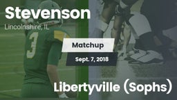 Matchup: Stevenson High vs. Libertyville (Sophs) 2018