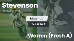 Matchup: Stevenson High vs. Warren (Frosh A) 2018