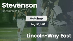 Matchup: Stevenson High vs. Lincoln-Way East 2019