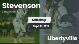 Matchup: Stevenson High vs. Libertyville  2019