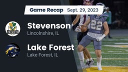 Recap: Stevenson  vs. Lake Forest  2023