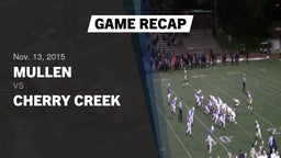 Recap: Mullen  vs. Cherry Creek High 2015