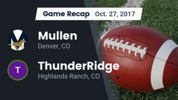 Recap: Mullen  vs. ThunderRidge  2017