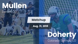 Matchup: Mullen  vs. Doherty  2018