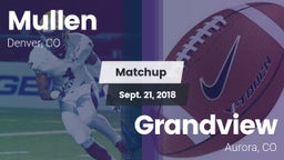 Matchup: Mullen  vs. Grandview  2018