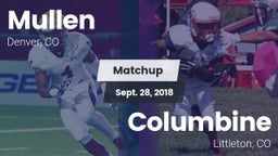 Matchup: Mullen  vs. Columbine  2018