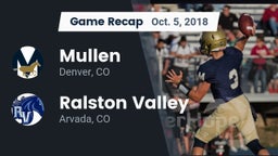 Recap: Mullen  vs. Ralston Valley  2018