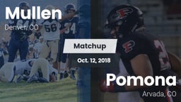 Matchup: Mullen  vs. Pomona  2018