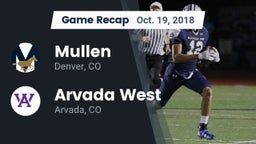 Recap: Mullen  vs. Arvada West  2018