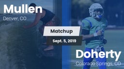 Matchup: Mullen  vs. Doherty  2019