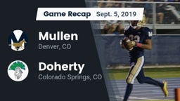 Recap: Mullen  vs. Doherty  2019