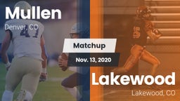 Matchup: Mullen  vs. Lakewood  2020