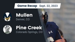 Recap: Mullen  vs. Pine Creek  2023