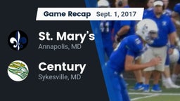Recap: St. Mary's  vs. Century  2017