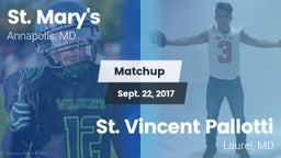 Matchup: St. Mary's High vs. St. Vincent Pallotti  2017