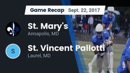 Recap: St. Mary's  vs. St. Vincent Pallotti  2017