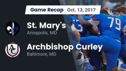 Recap: St. Mary's  vs. Archbishop Curley  2017