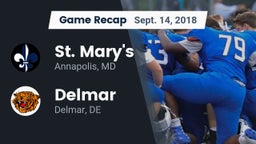 Recap: St. Mary's  vs. Delmar  2018